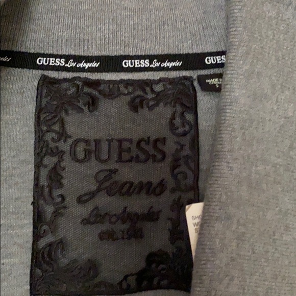 NWT guess jeans gray cardigan size: S - Picture 5 of 12